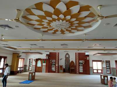 flower design
Ceiling work at Mundumuzhi Masjid