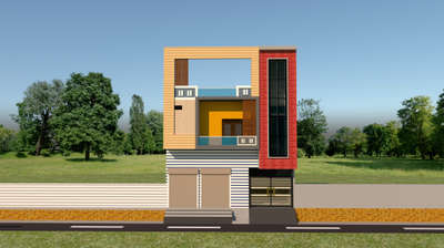 29'x35' House Front Elevation Design #viralkolo