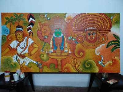 mural painting
6.3x 3 feet