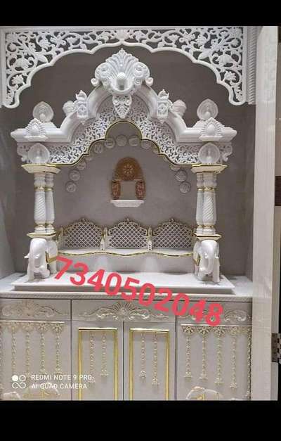 HINDUSTAN Marble Work 
Makrana marble Home Temple 
WhatsApp no7340502048