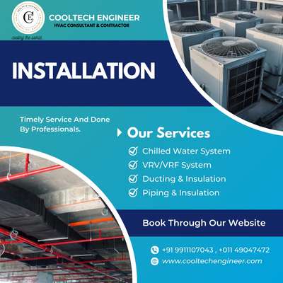 We provide a HVAC Installation Services
VRV/VRF system ,Ducting , Insulation 
residential air conditioning
commercial air conditioning
Industrial Air Conditioning 
If you have any requirement of HVAC Installation then you can contact us
+91 9911107043
+91 9990818097
 ✉️ design.cooltechengineer@gmail.com
🌐 www.cooltechengineer.com
#architects #architecture #design #interiordesign #architect #architecturelovers #construction #interior #architecturephotography #archilovers #archdaily #arquitectura #building #art #architectural #architecturedesign #homedecor #interiordesigner #interiors #home #arch #designer #designers #hunter #homedesign #builders #d #interiordesigners #house #o