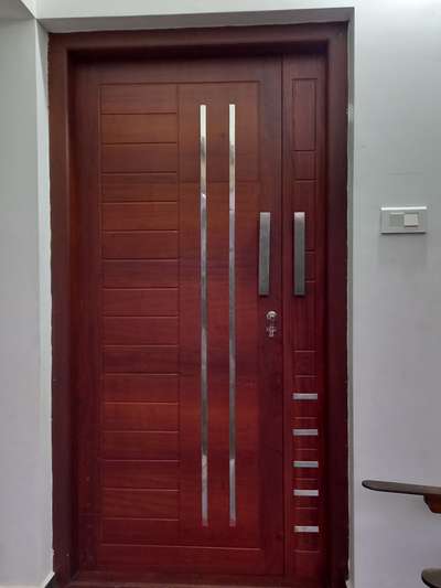 mahogany front door