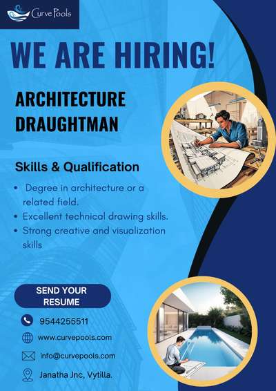 #jobvacancy  #architecturedrawing  #kochijobs