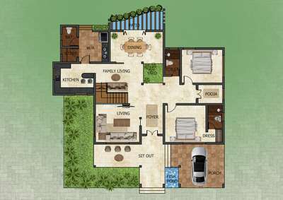 #FloorPlans #architecturedesigns #SouthFacingPlan #CivilEngineer