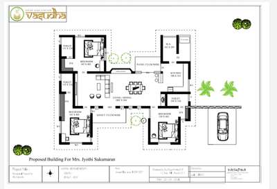 *Architecture Plan *
Detailed architecture plan with setbacks from site