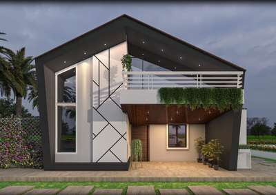 3d elevation for farmhouse