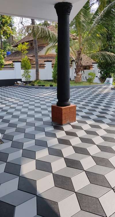 Indigo Floor painting #indigopaints  #indigo  #indigoflorcoat  #FlooringExperts #FlooringTiles #exterior_Work