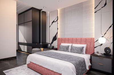 #Modularfurniture#Modern Bedroom#BlackLove....😍