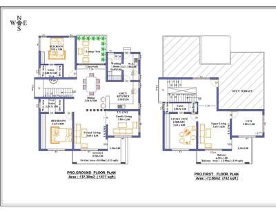 Single family residence unit   Area :-2260 sqft