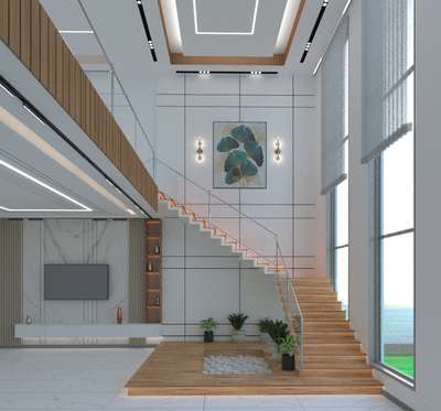 Double Height duplex design for gurgaon project.  #DuplexHouse #3Ddesigner  #moderndesign  #InteriorDesigner