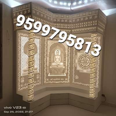 #corian temple #pooja room design #mandirgrafftiart