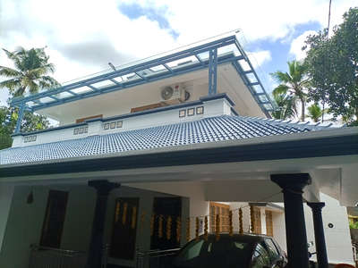 12 mm Toughned glass canopy   pargola and Ms frame