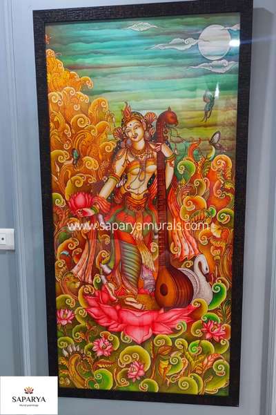 Veena lady mural paintings❤️

 #keralamural painting…