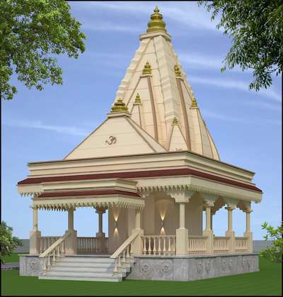 designed by MGM Desigtech #tampledecor  #shiva   #ElevationDesign  #exteriordesigns