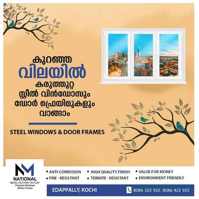 steel windows and door frames