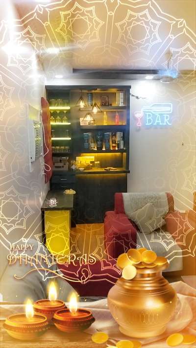 #Barcounter  #Minibar  #HomeDecor  #homebar  #homeowners  #Delhihome