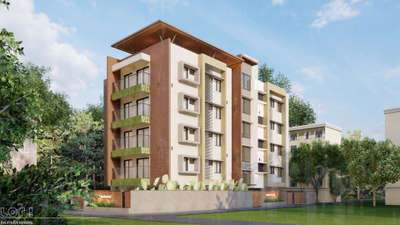 Apartment @ Pala
 #Architecturaldesign  #kerala architects  #pala  #highrisebuildings  #flats #2bhkflat  #tropicalstyle #3Dvisualization