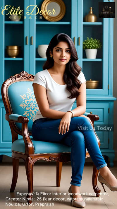 Transforming your dream space into reality! At Elite Decor Interior Woodwork Carpenter in Greater Noida, we craft stunning wooden furniture that exceeds expectations. Our expertise in creating bespoke pieces has earned us a reputation for delivering exceptional quality, precision, and attention to detail.

 #fanichar   #KitchenInterior