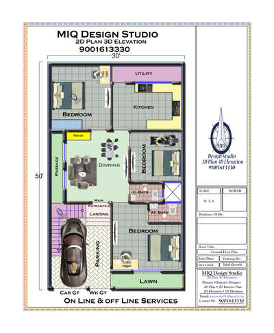 *New Plan* 
*30'-0"x 50'-0"*
*अपने सपनो का घर बनाने की शुरुआत कीजिये हमारे साथ*
*MIQ Design Studio*
On Line & Off Line Services
900-161-3330

*Want to Design 2D 3D Interior or Exterior Design?*
*Contact us:* miqureshi031@gmail.com

*#Ground #Floor #Plan #3dfloorplans #floorplan #interior #3dplan #houseplan #homeplan #marketing #realestate #3D #floorplans #2dplan #2dfloorplan #3dinterior #rendering #planimetrie2D #Bedrooms #Attach #Bath*