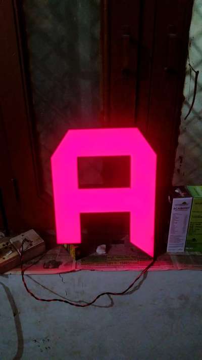 acrylic letter with LED light #LED board
