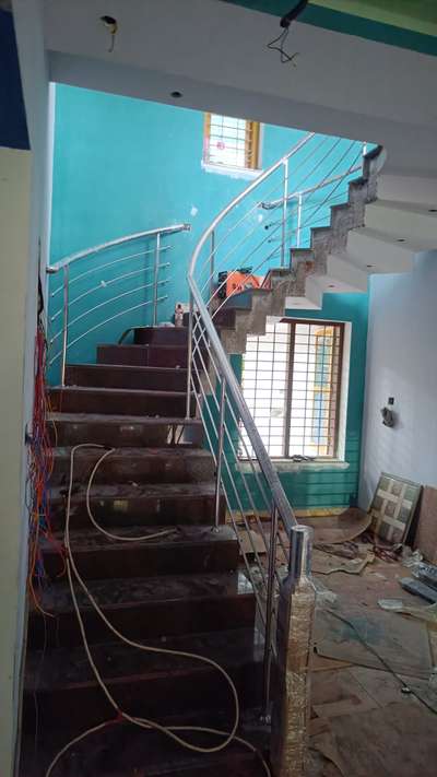 spiral staircase steel one running feet ₹ 1250 only 
ss -304