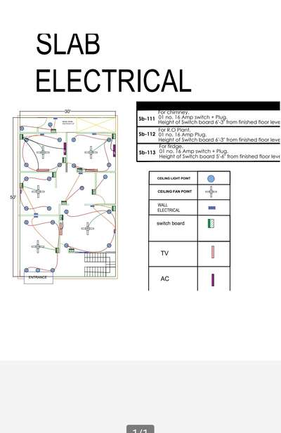 slab electrical design