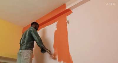 # work at reasonable price # asian paints# jamal painter
