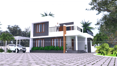 🏡 #3D_ELEVATION #FloorPlans #estimate #HouseDesigns #interiordesign  #KeralaStyleHouse