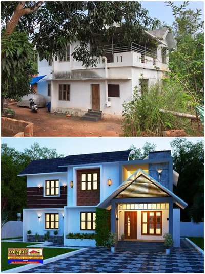 #RenovationProject # Before and After Renovation For Arun # Location: #Vellampetta , #Elankur  #Manjeri