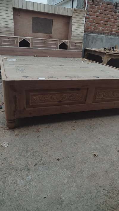 Beautiful wooden double bed  #interiordesign  #kitcheninterior #interior#vairalvideo