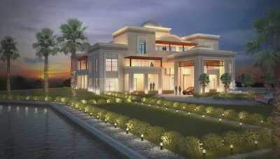 arabic patterned villa