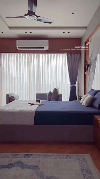 #MasterBedroom  #InteriorDesigner