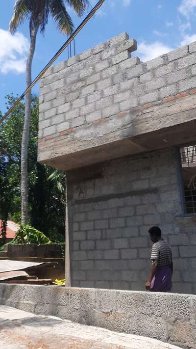 First floor , Sunshade & lintel , form work installation ..