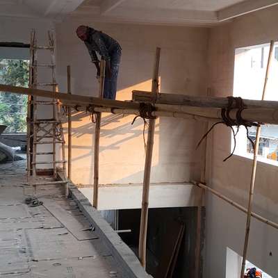 #LivingRoomPainting#TilesLaying#CarpentryTVunits