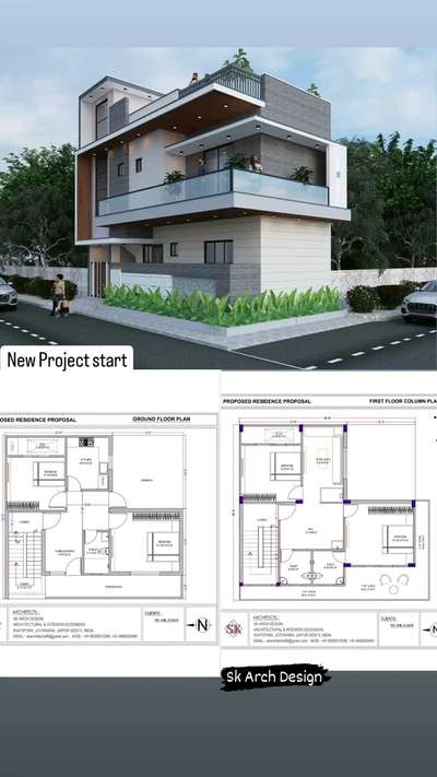 4BHK floor plan and elevation design #floorplan #ElevaHome #ElevaDesign #3D_ELEVATION #houseplan #SmallHouse