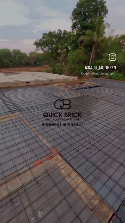 Ground floor Main slab casting at mepparampu, palakkad..
#quickbrickengineers #quickbrick #qbbuilders
@qb_buildersanddevelopers 
.
.
.
.
.
.
.
.
.
.
.
.
.
.
#keralahomes #kerala #architecture #keralahomedesign #interiordesign #homedecor  #homesweethome #interior #keralaarchitecture #interiordesigner #homedesign #keralahomeplanners #homedesignideas #homedecoration #keralainteriordesign #homes #archdaily #ddesign #architect #traditional #keralahome #freekeralahomeplans #homeplans #keralahouse  #ddesigner #ddrawing #bhfyless