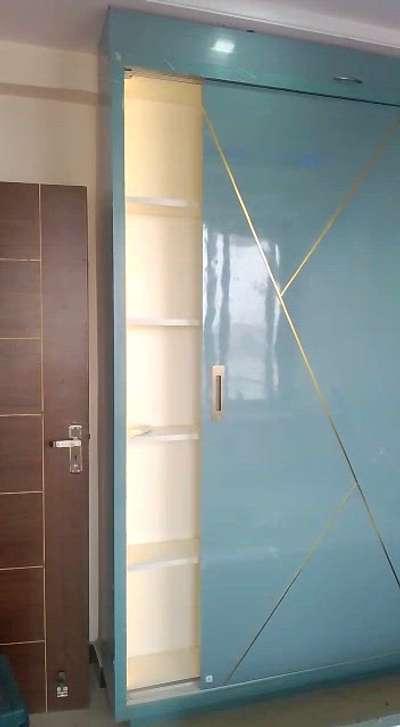special kids room wadrobe with profile light #wadrobedesign  #wadrobe  #slideralmari  #banglorefurniture