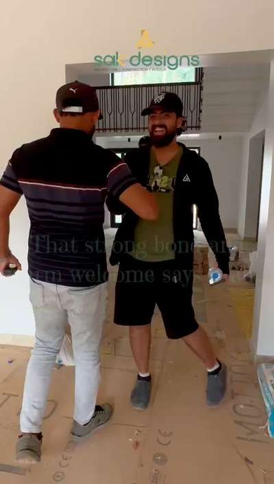 Happy Client!!! Site visit with the Client Mr. Benoy Philip & Mr. Joel. Project nearing completion at Mukkam, Calicut.