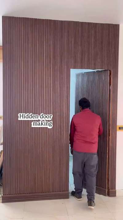 Hidden panal work | Amit Sharma | #design #bespokeinteriors #bespoke #customfurniture #fitted #reels  2026 #January ￼