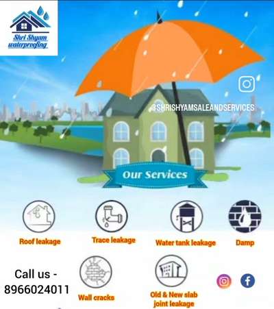 Shri Shyam sales and service 
Indore all waterproofing work
