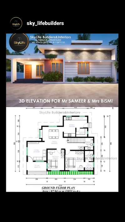 #EastFacingPlan 
#budjecthomes 
#KeralaStyleHouse 
#ContemporaryHouse 
#architecturedesigns 
#InteriorDesigner 
#3dviews 
#3D_ELEVATION 
#floorplan