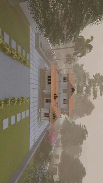 Traditional home design. #lumion11pro #walkthrough_animations_video_rendering #rainyday #TraditionalHouse