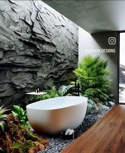 Bath tub and bathroom wall from #VERRON designs powered by #COLSTON