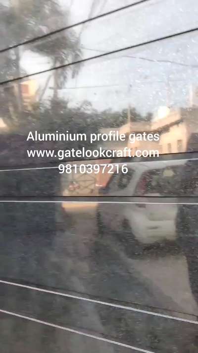 gatelookcraft by hibza sterling interiors pvt ltd #gatelookcraft #aluminiumprofilegates #maingates #housegates