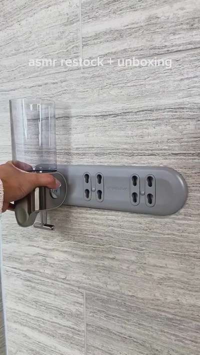 നിങ്ങളുടെ bathroom / kitchen-ൽ hygiene maintain ചെയ്യാൻ perfect solution!
👉 Wall-mounted Soap Dispenser Set
✅ Durable ABS body, scratch & shock proof
✅ 500ml × 3 transparent cups
✅ Shampoo, conditioner, soap – എല്ലാം separate ആയി store ചെയ്യാം
✅ Easy install + pull type use → hassle free!

💡 Hotels, homes, restaurants – എല്ലായിടത്തും best choice!

👉 Order ചെയ്യാൻ DM / WhatsApp ചെയ്യൂ 📩
#BathroomDesign #BlueNorth #SoapDispenser #BathroomAccessories #ModernBathroom #HomeDecorIdeas #InteriorDesignKerala #StylishBathroom #SanitaryWare #HomeStyle