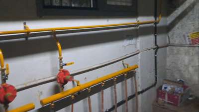 gas pipe line Installation .
copper. ms .and ss