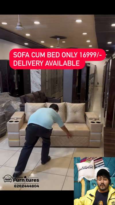 new design sofa cum bed with storage #furnitures #NEW_SOFA #sofacumbeddesign #sofacumbed #indorecity #koloapp #HouseDesigns