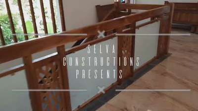 തേക്കിന്‍ തടിയില് തീര്‍ത്ത മനോഹരമായ staircase....call 9633335390