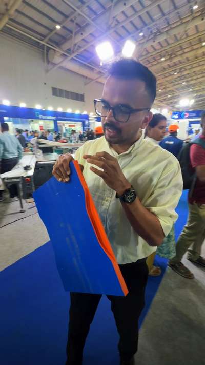 This machine just eliminated cupboard handles 😳
At Indiawood Exhibition, Bangalore, I came across a smart edge banding process where handles are built directly into the panel—no separate fittings needed.
Using heat bonding, the edge band is seamlessly fused to the board, creating a strong, durable finish. But the real highlight?
The handle is integrated within the edge itself.
No external hardware. No clutter. Just a clean, modern look.

#furnitureinnovations  #edgebanding  #moderninteriors  #Modularfurniture  #interiordesignindia  #kitchendesignideas  #WardrobeDesigns  #MinimalDesign #SmartFurniture