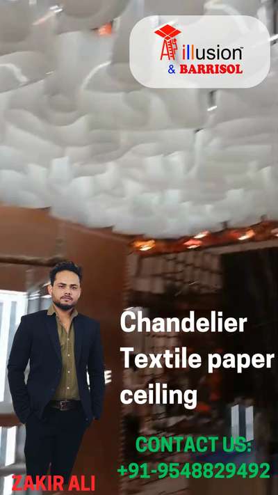 🌟 Say hello to the Chandelier Asiftextile Paper Ceiling — a blend of art and elegance right above you. Because your ceiling shouldn’t just cover a room… it should shine with style, just like your chandelier. 💡✨
Contact us on:
🌐 www.illusionbarrisol.com
#PaperCeiling #LuxuryDesign #IllusionAndBarrisol #StretchCeiling #EveryCornerMatters #CreativeInteriors #stretchceilingwallpaper #stretchceilingledlights #interiordesign #PanIndiaServiceAvailable #homedecore #ceilingdesign #luxuryinteriors #transformyourspace